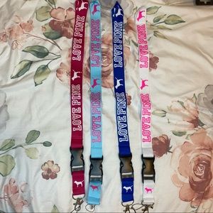 White Victoria secret lanyard